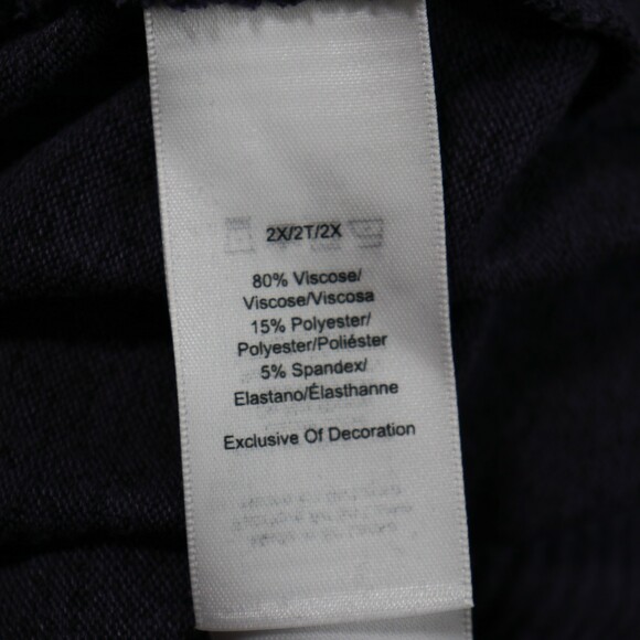 Donna Karan Sleepwear Lounge Pants Womens 2X Purple Drawstring Long New - Picture 9 of 9